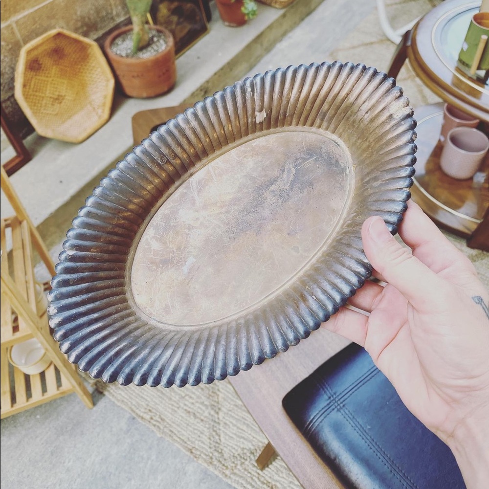 Vintage silver tray